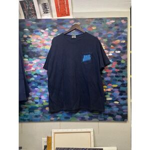 Harley Davidson Big Spring Texas Graphic Pocket T-Shirt Mens 2XL Navy Blue 2013